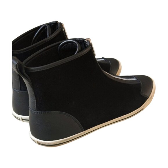 Marc by Marc Jacobs Black Zip-Front High-Top Sneakers – Women’s Size 8-8.5 - Picture 4 of 10